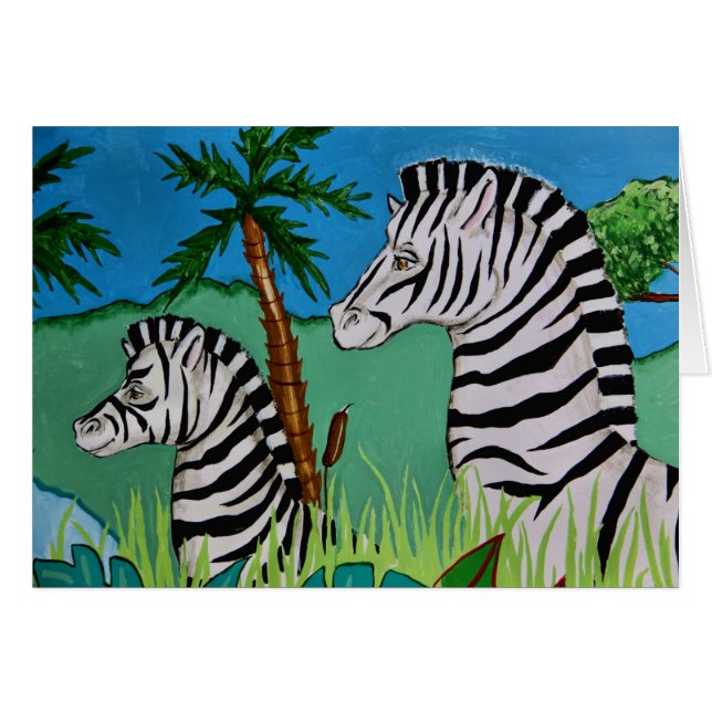 Zebras (Vorderseite (Horizontal))