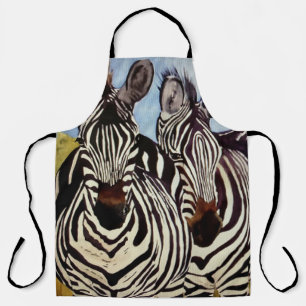 Zebras auf allen Schürze