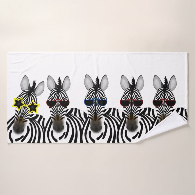 Zebras-Badehandtuch Badehandtuch (Badehandtuch)
