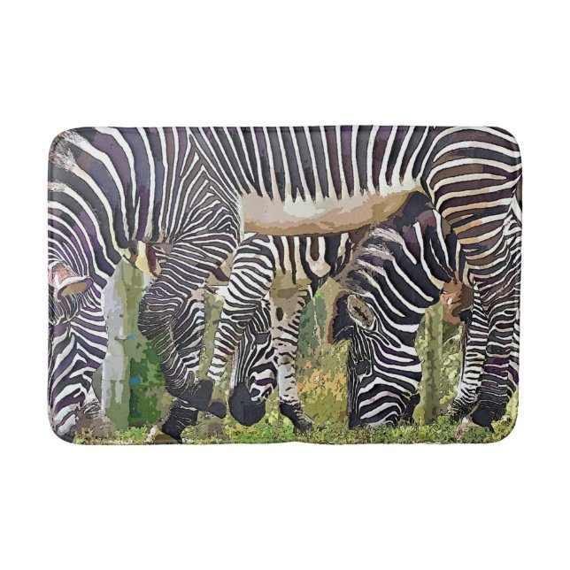 ZEBRAS BADEMATTE (Vorderseite)