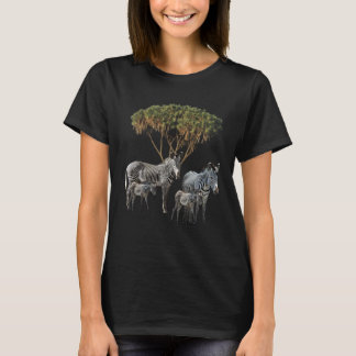 Zebras Doumpalm Zebra in Afrika T-Shirt