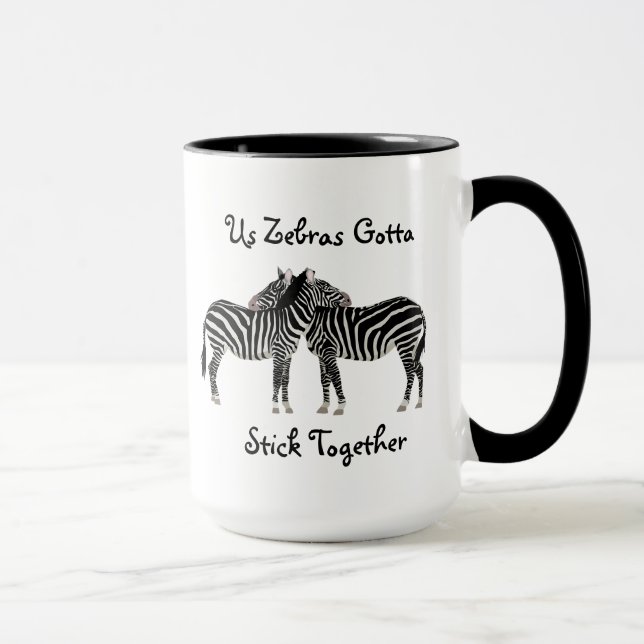 Zebras EDS Ehlers-Danlos-Syndrom Kaffeepause Tasse (Rechts)