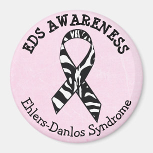 Zebras EDS Ehlers-Danlos-Syndrom Magnet