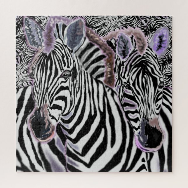 Zebras Hug Puzzle (Vertikal)