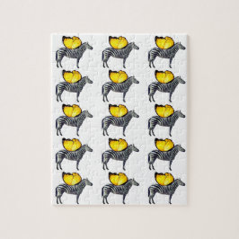 Zebras Jigsaw Puzzle 8 Zoll x 10 Zoll (110 Stück)