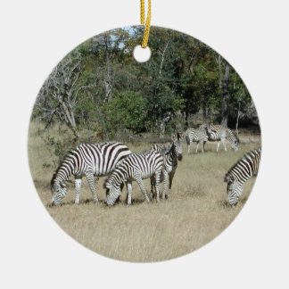 Zebras Keramik Ornament