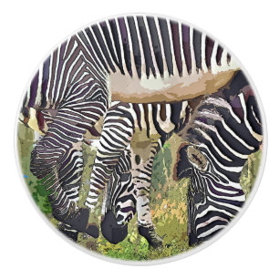 ZEBRAS KERAMIKKNAUF