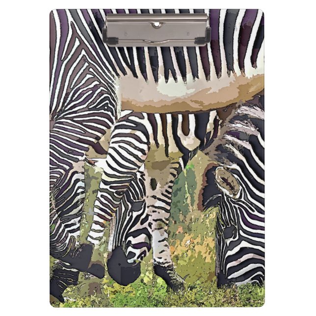 ZEBRAS KLEMMBRETT (Vorderseite)