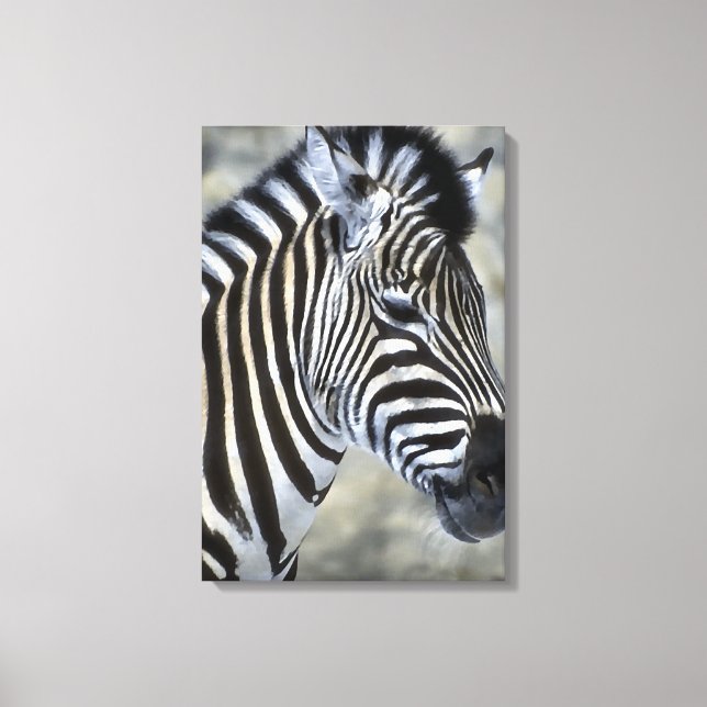 Zebras Lovers Art Leinwanddruck (Vorderseite)