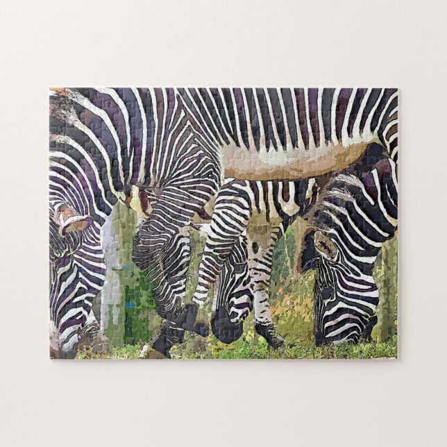 ZEBRAS PUZZLE (Horizontal)