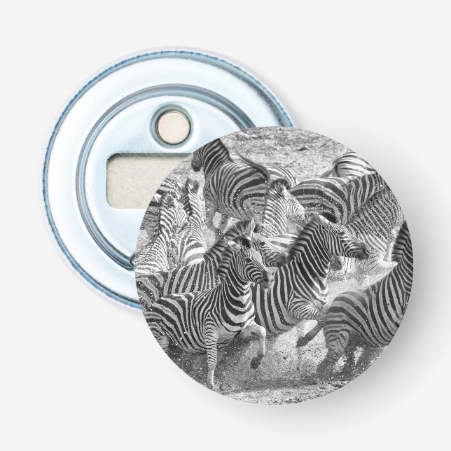Zebras running flaschenöffner (Vorderseite)