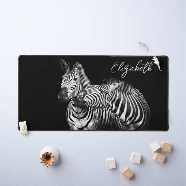 Zebras Schreibtischunterlage (Kindertisch)