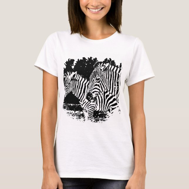 Zebras T-Shirt (Vorderseite)