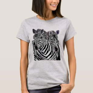 Zebras-T - Shirt - Malerei