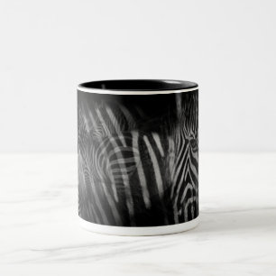 Zebras-Tasse Zweifarbige Tasse
