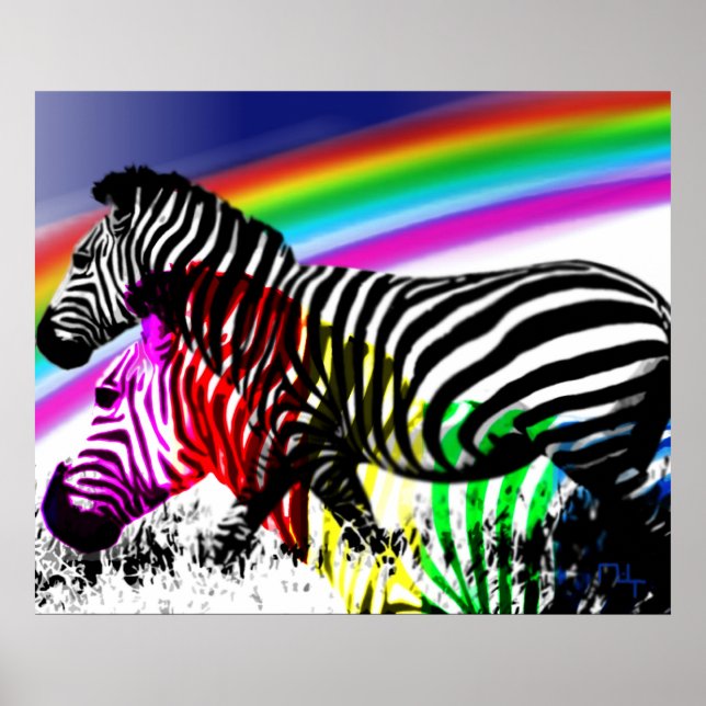 Zebras Traum wird wahr Poster (Vorne)