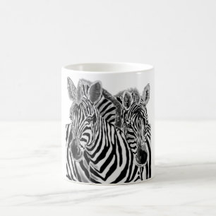 Zebras - Umarmung - Zeichnend Kaffeetasse