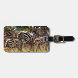 Zebras unterwegs: Eine Reise durch Tausende von Me Gepäckanhänger