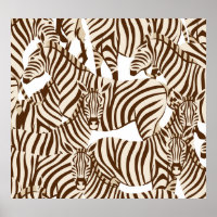 Zebras, wilde Savanne, nahtlose Muster