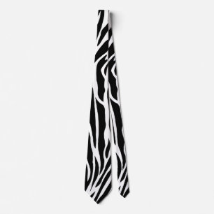 Zebrastreifen abstraktes Design Krawatte