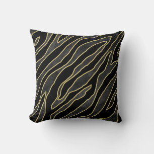 Zebrastreifen: Abstraktes Monochrom Nahtlos. Kissen