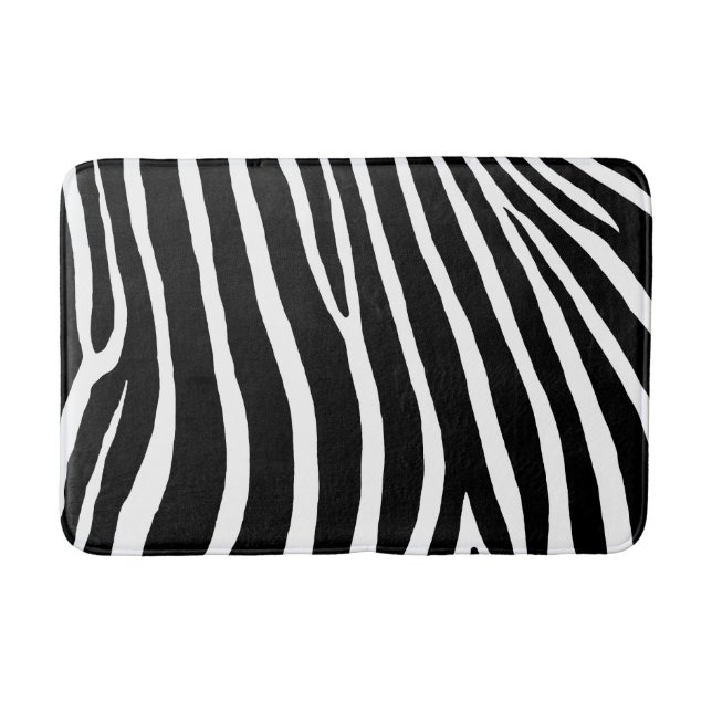 Zebrastreifen  badematte (Vorderseite)