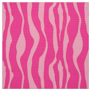 Zebrastreifen - Fuchsia und hellrosa Stoff