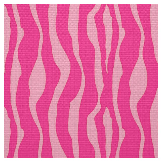 Zebrastreifen - Fuchsia und hellrosa Stoff (Muster)