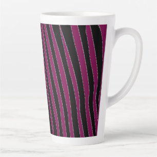 Zebrastreifen-Kaffeemaschine Milchtasse