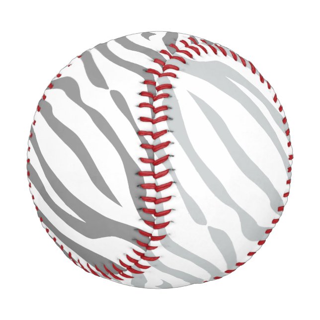 Zebrastreifen Klicken Sie, um die Farbe Grau anzup Baseball (Schrägansicht)