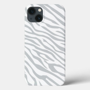 Zebrastreifen Klicken Sie, um die Farbe Grau anzup iPhone 13 Hülle
