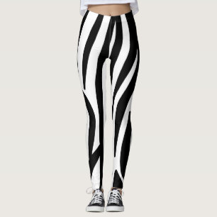 Zebrastreifen Leggings