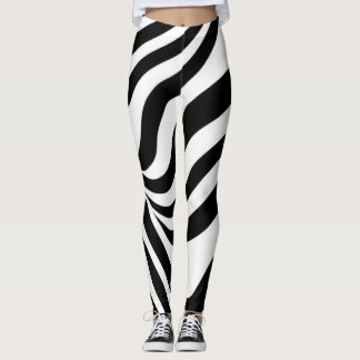 Zebrastreifen Leggings