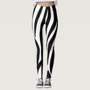 Zebrastreifen Leggings