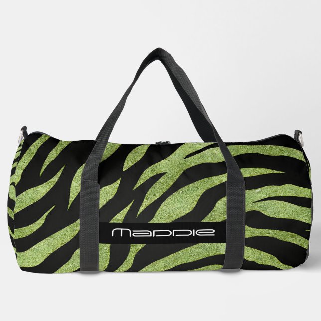 Zebrastreifen-Muster  Duffle Bag (Vorderseite)