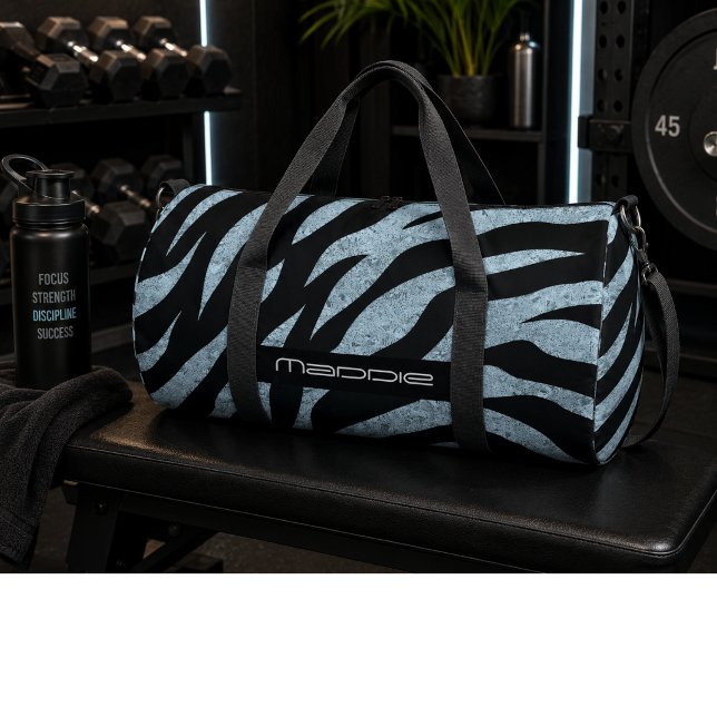 Zebrastreifen-Muster  Duffle Bag (Von Creator hochgeladen)