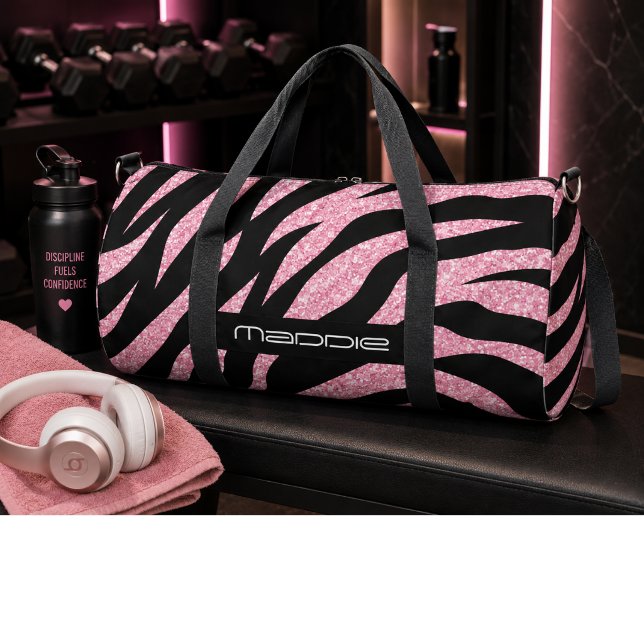 Zebrastreifen-Muster  Duffle Bag (Von Creator hochgeladen)