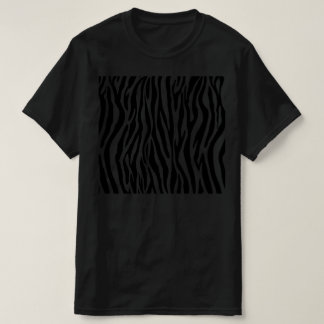 Zebrastreifen-Muster | Klassisches Schwarz-Weiß-An T-Shirt