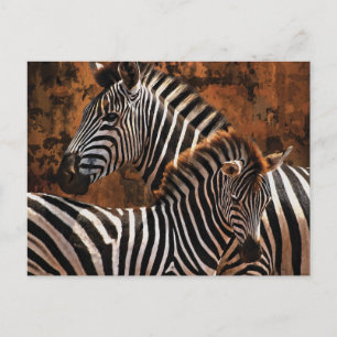 Zebrastreifen Postkarte