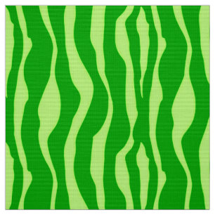 Zebrastreifen - Schatten des Limonen Grüns Stoff