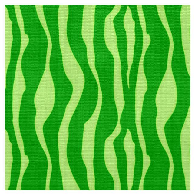 Zebrastreifen - Schatten des Limonen Grüns Stoff (Muster)