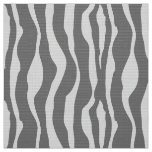 Zebrastreifen - Schatten von Grau/Grau Stoff