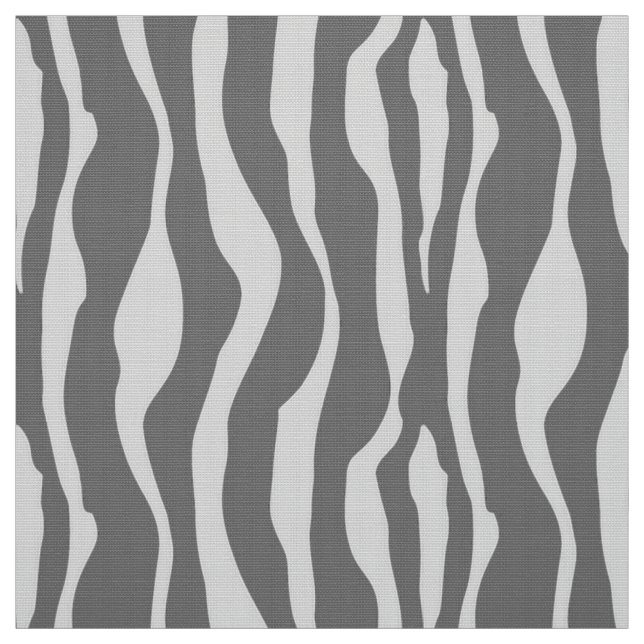 Zebrastreifen - Schatten von Grau/Grau Stoff (Muster)