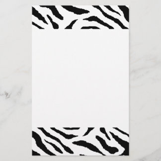 Zebrastreifen-Schreibwaren Briefpapier