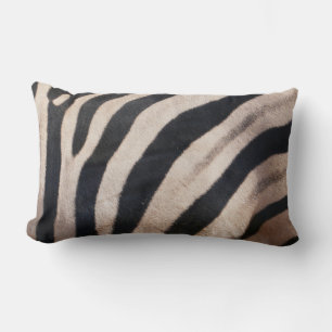 Zebrastreifen Schwarz und Weiß Lendenkissen