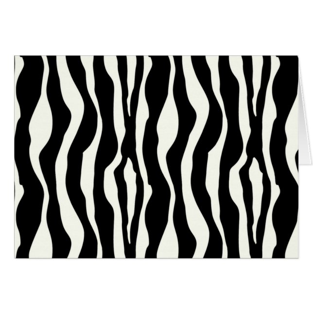 Zebrastreifen - Schwarz-Weiß (Vorderseite (Horizontal))