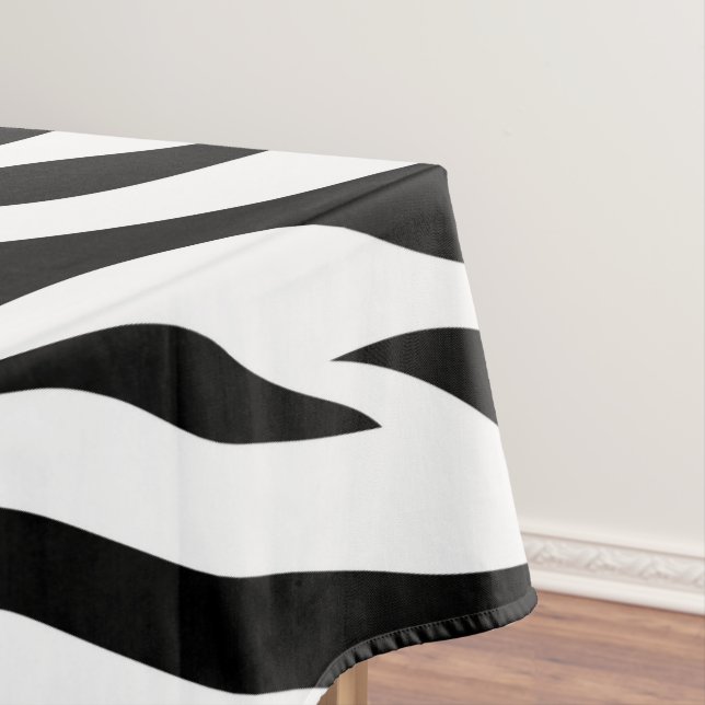 Zebrastreifen Tischdecke (Beispiel)