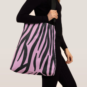 Zebrastreifen Tragetaschen Mit Langen Trägern