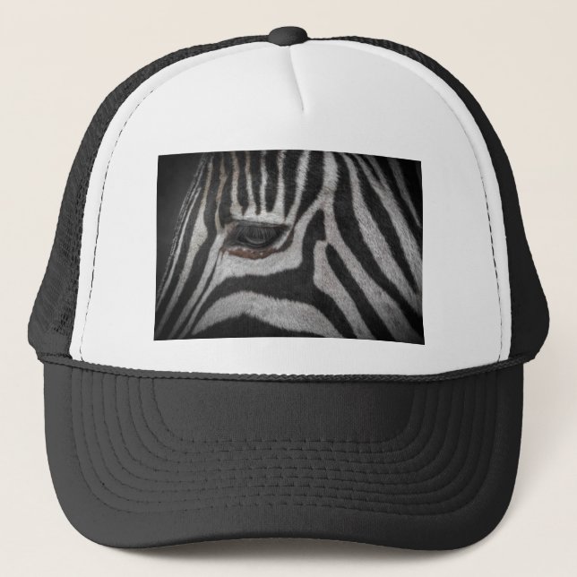 Zebrastreifen Truckerkappe (Vorderseite)