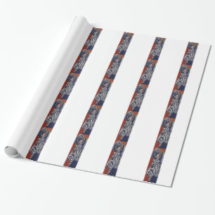 Zebrazebras-Afrikaner-Streifen Geschenkpapier